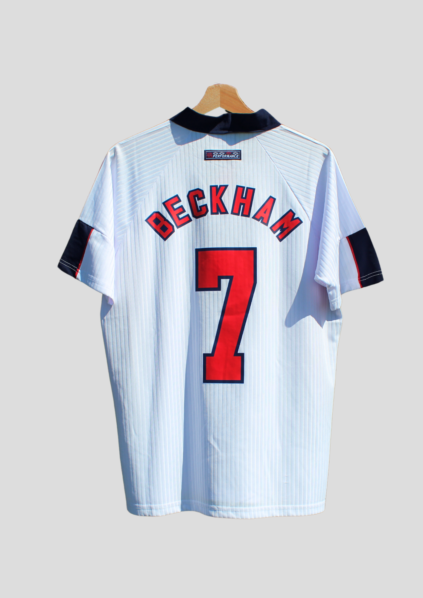 Retro Engeland shirt Beckham