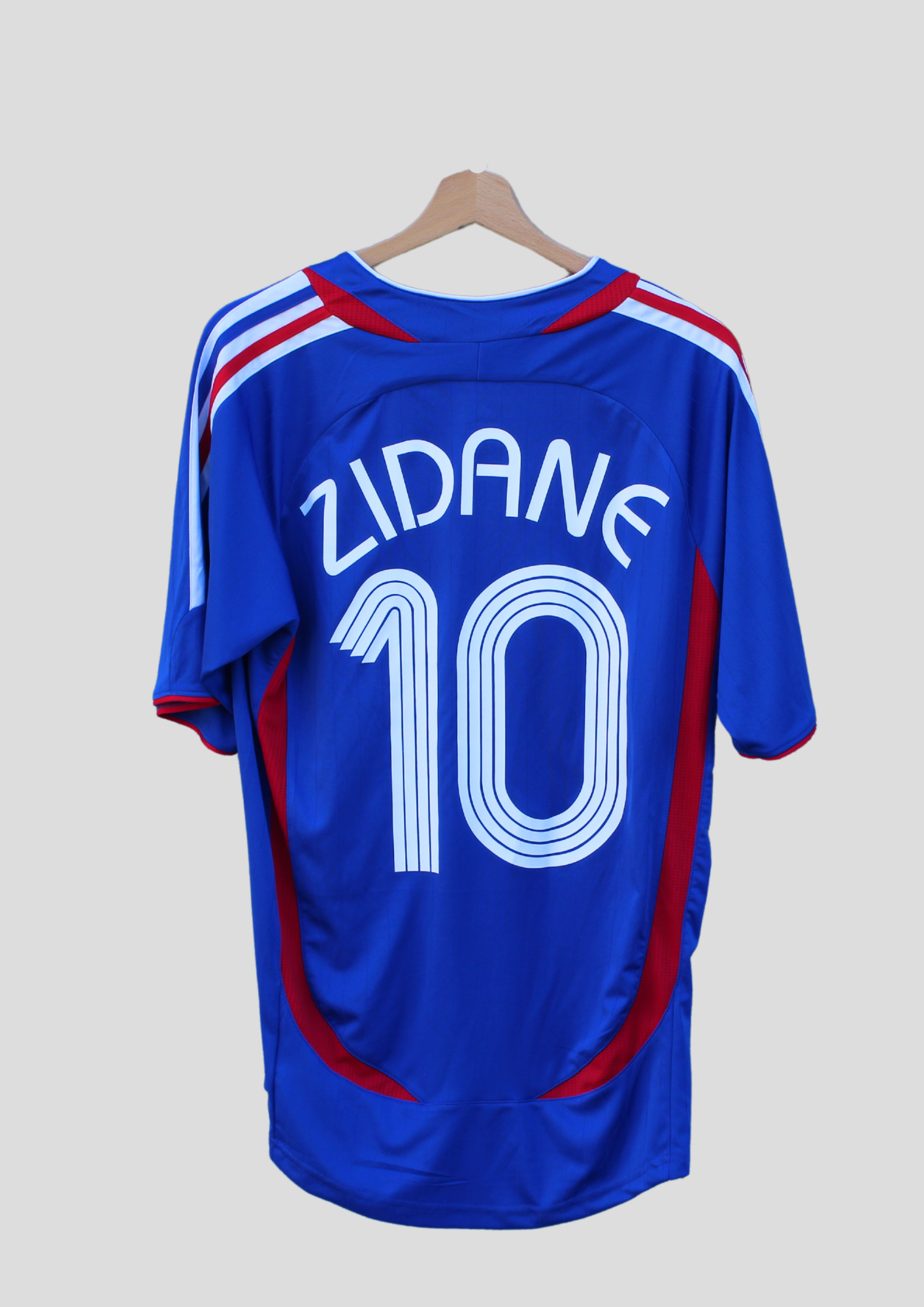 Retro blauw FC Frankrijk shirt Zidane